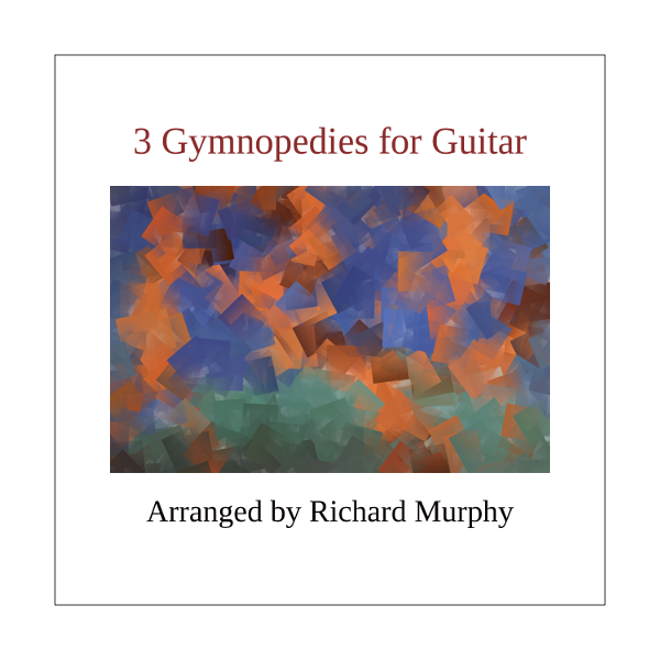 Cover art for 3 Gymnopedies for guitar